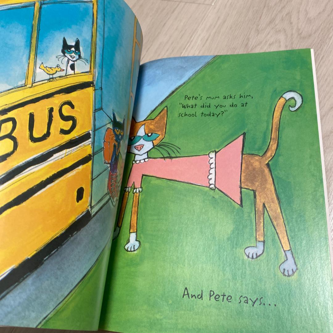 洋書 181B Pete the Cat: Rocking in My School