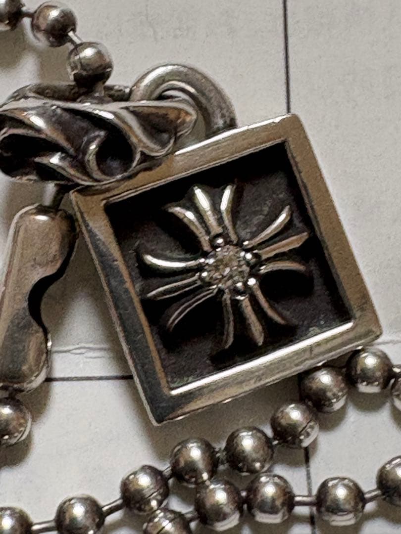 CHROME HEARTS CHプラスチャームダイヤネックレス
