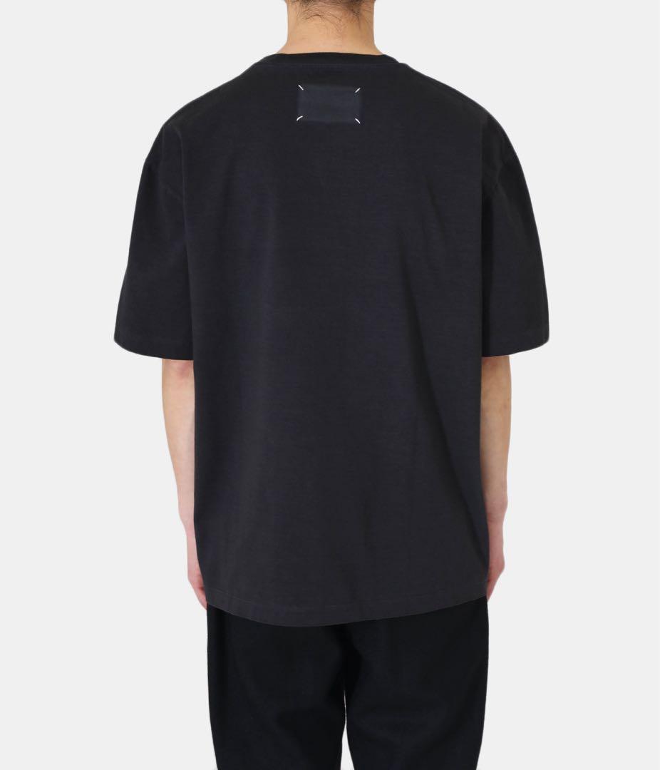 マルジェラ、半袖 Tシャツ、オーバーサイズ、ブラック、サイズ44
