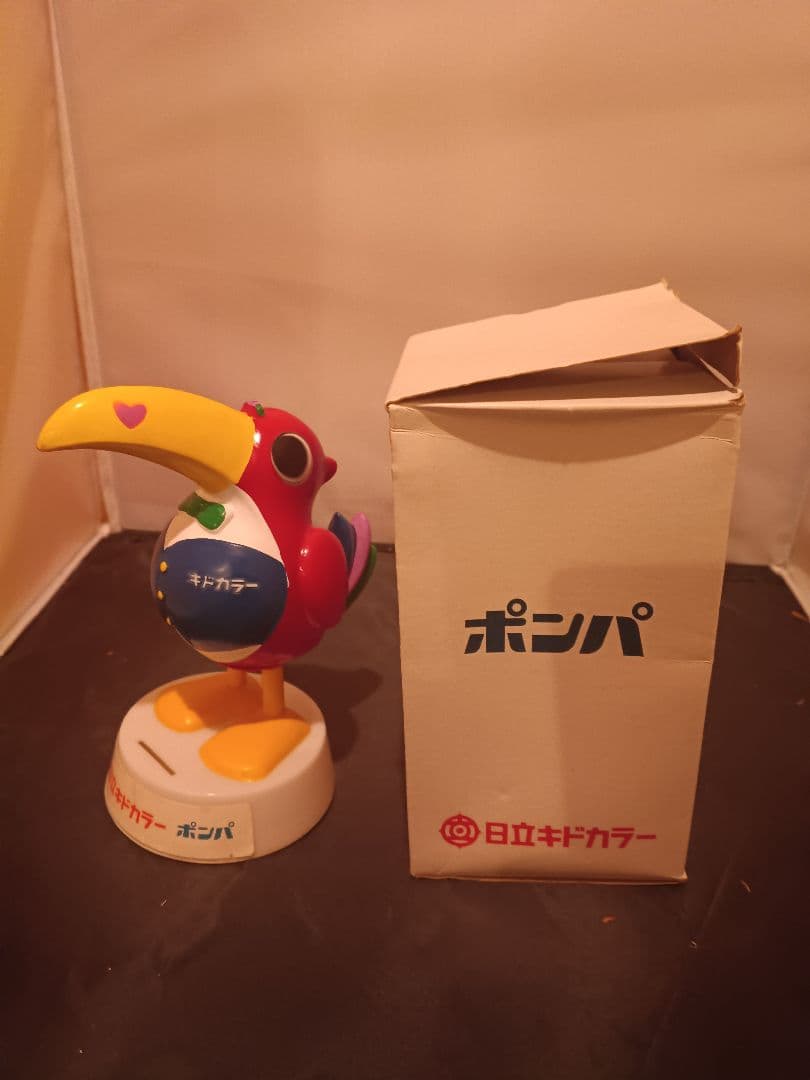 ポンパ　日立キドカラー 鳥型貯金箱