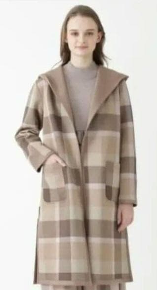 【極美品】ブルーレーベルクレストブリッジ チェックリバーシブルコーディガン38