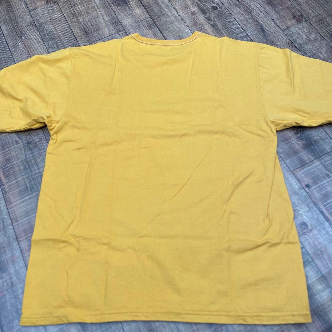 FLAT HEAD FN-THC-034 イエロー Tシャツ サイズ44