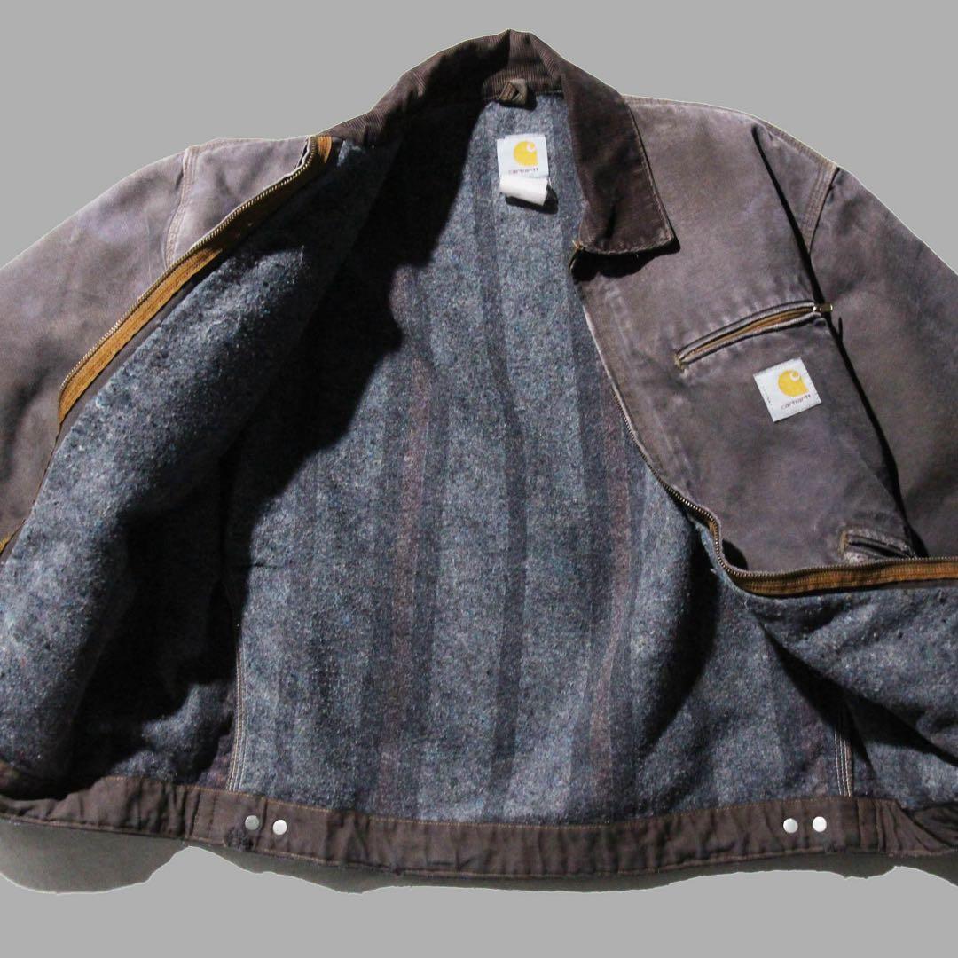 激レア カーハート デトロイトジャケット ボロ フェード carhartt 古着