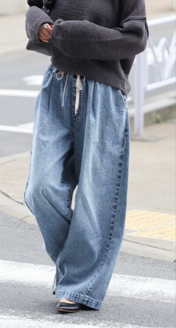 ジャーナルスタンダード イージーデニムワイドパンツ 36