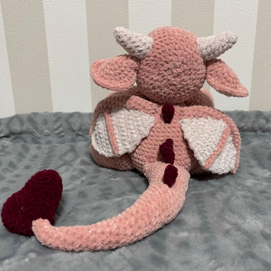ピンクのドラゴン クトゥルフ あみぐるみ