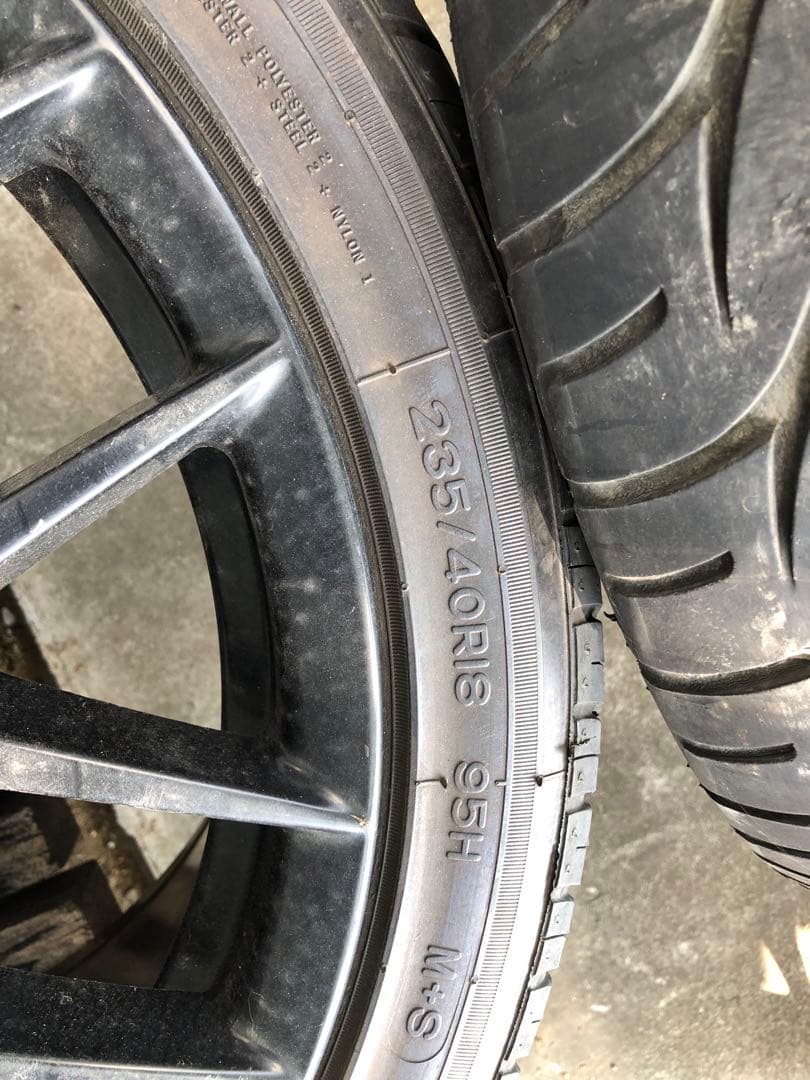 18インチ ホイール タイヤセットＥ90に