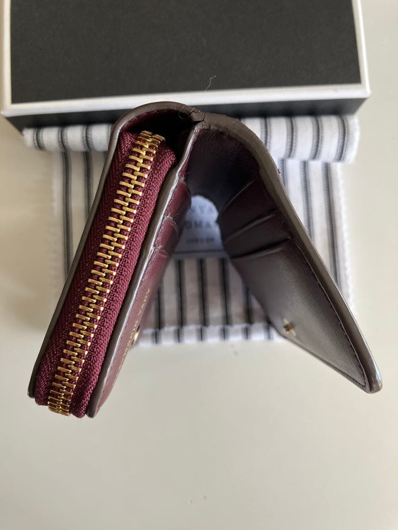 ANYA HINDMARCH スマイリーCompact Wallet２つ折り財布