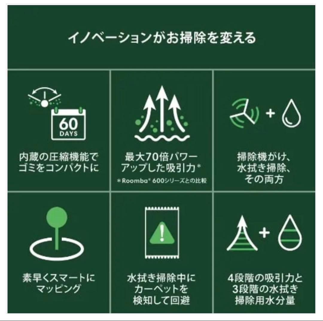 Roomba 205 DustCompactor ロボット掃除機