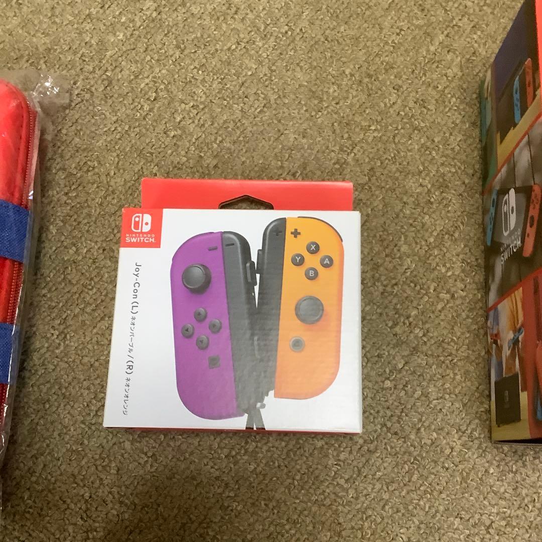 Switch 本体レッド/ブルー 、128GSD、追加ジョイコン、ケースつき
