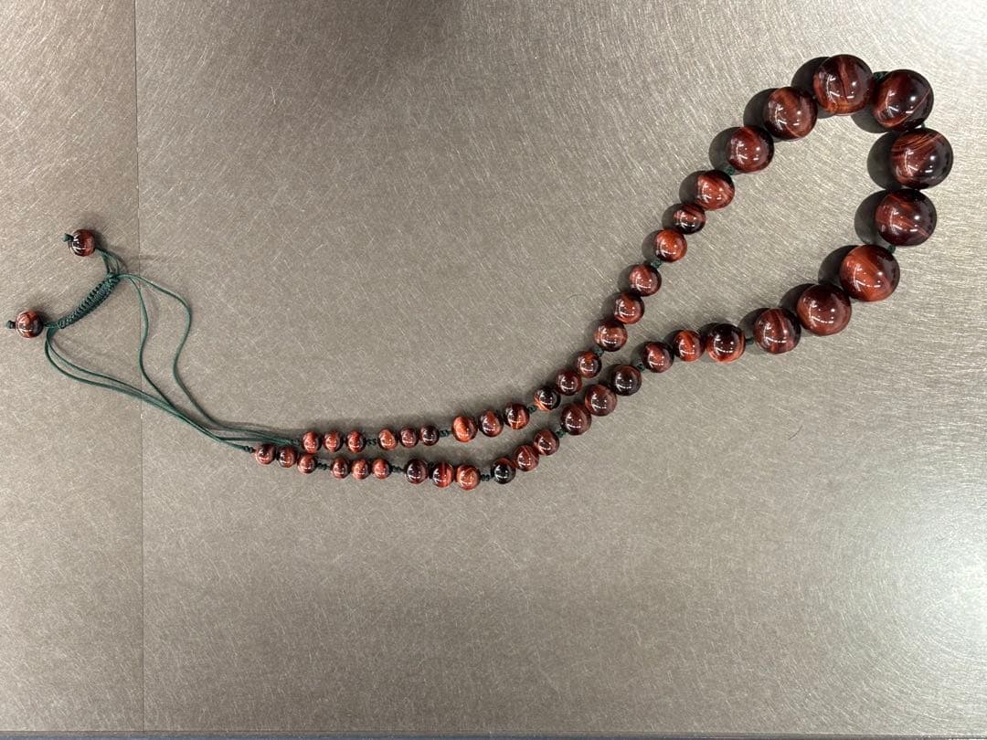 santaku ネックレス　gemstone necklace brown