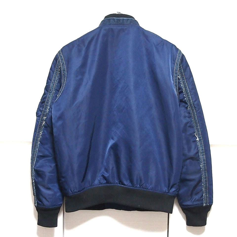 DIESEL ディーゼル　ブレイブマン　ナイロン×デニム　ボンバージャケット