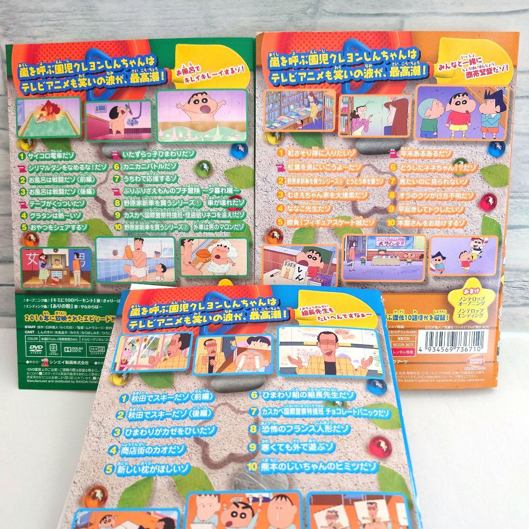 クレヨンしんちゃん TV版傑作選　第13期シリーズ DVD 全巻セット