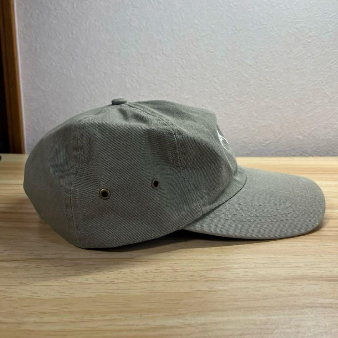 90s OLD STUSSY 6パネル キャップ カーキ コットン 紺タグ