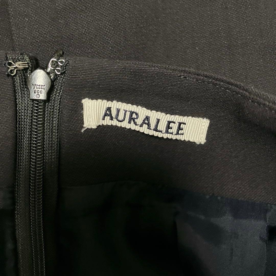 美品【AURALEE】HARD TWIST WOOL DOBBY SKIRT 1