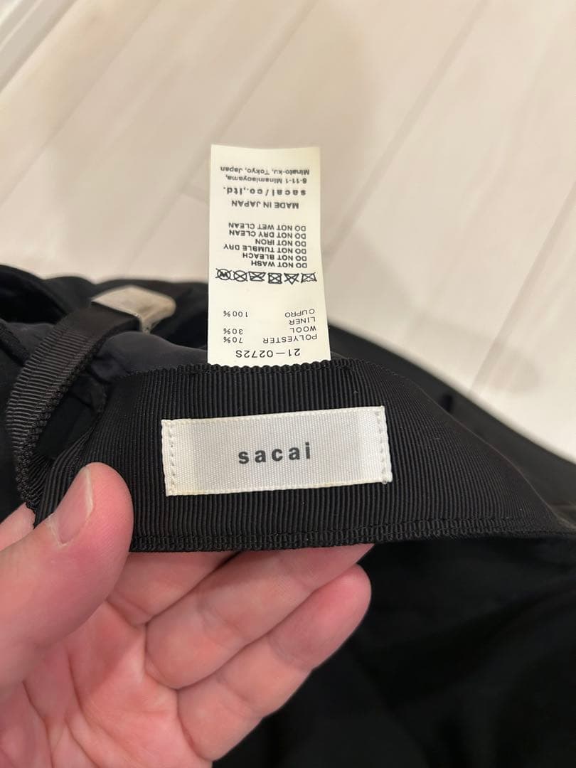 sacai キャップ