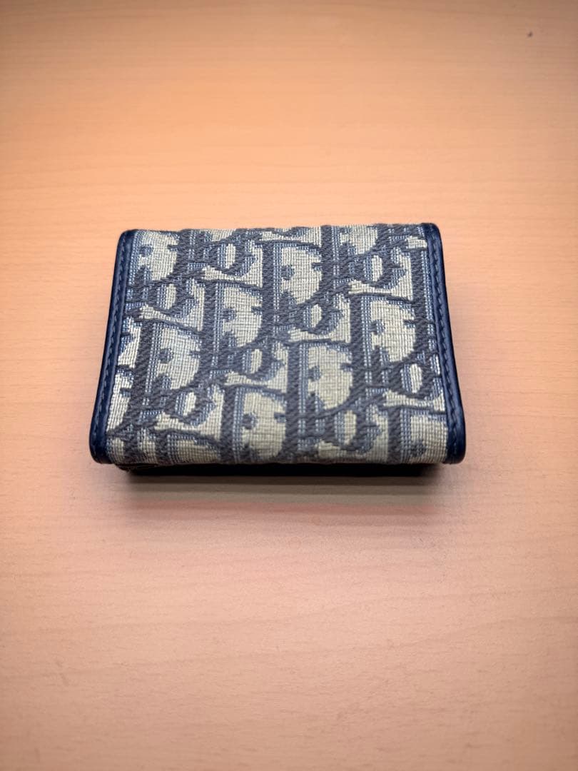 Christian Dior 三つ折り財布 オブリーク ベージュ ウォレット