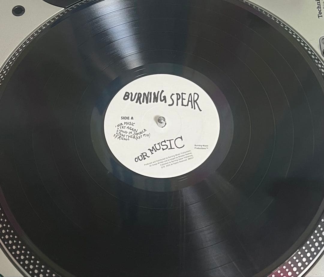 洋楽 BURNING SPEAR / OUR MUSIC / LP