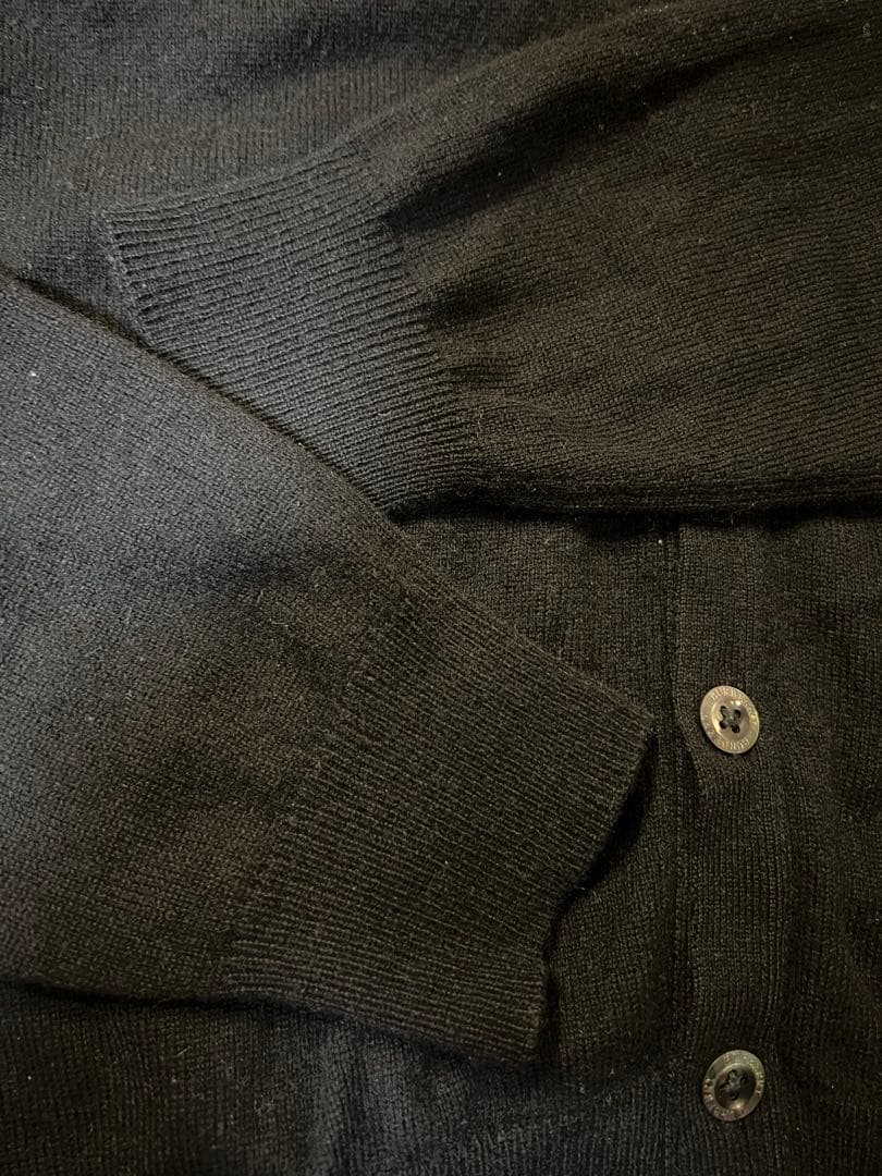 【美品】Burberry カシミヤニット　カーディガン　ブラック　M