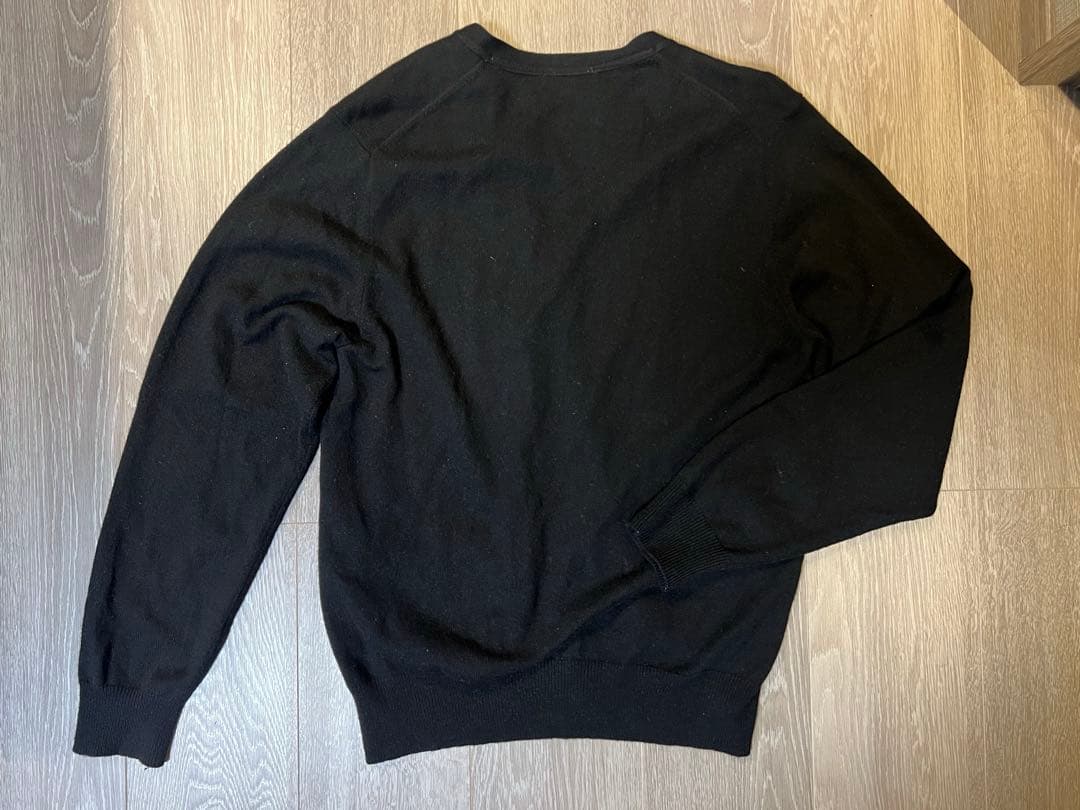 【美品】Burberry カシミヤニット　カーディガン　ブラック　M