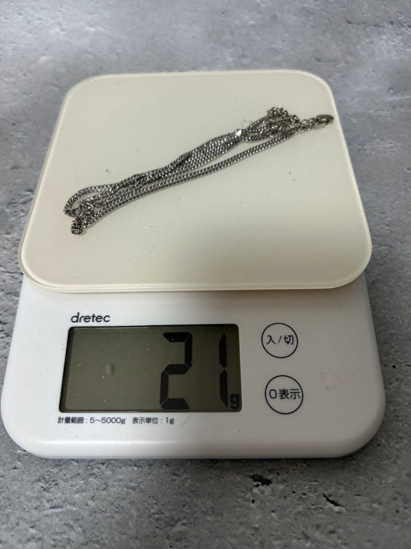 喜平 20g 50cm プラチナ ネックレス 6面ダブル Pt850