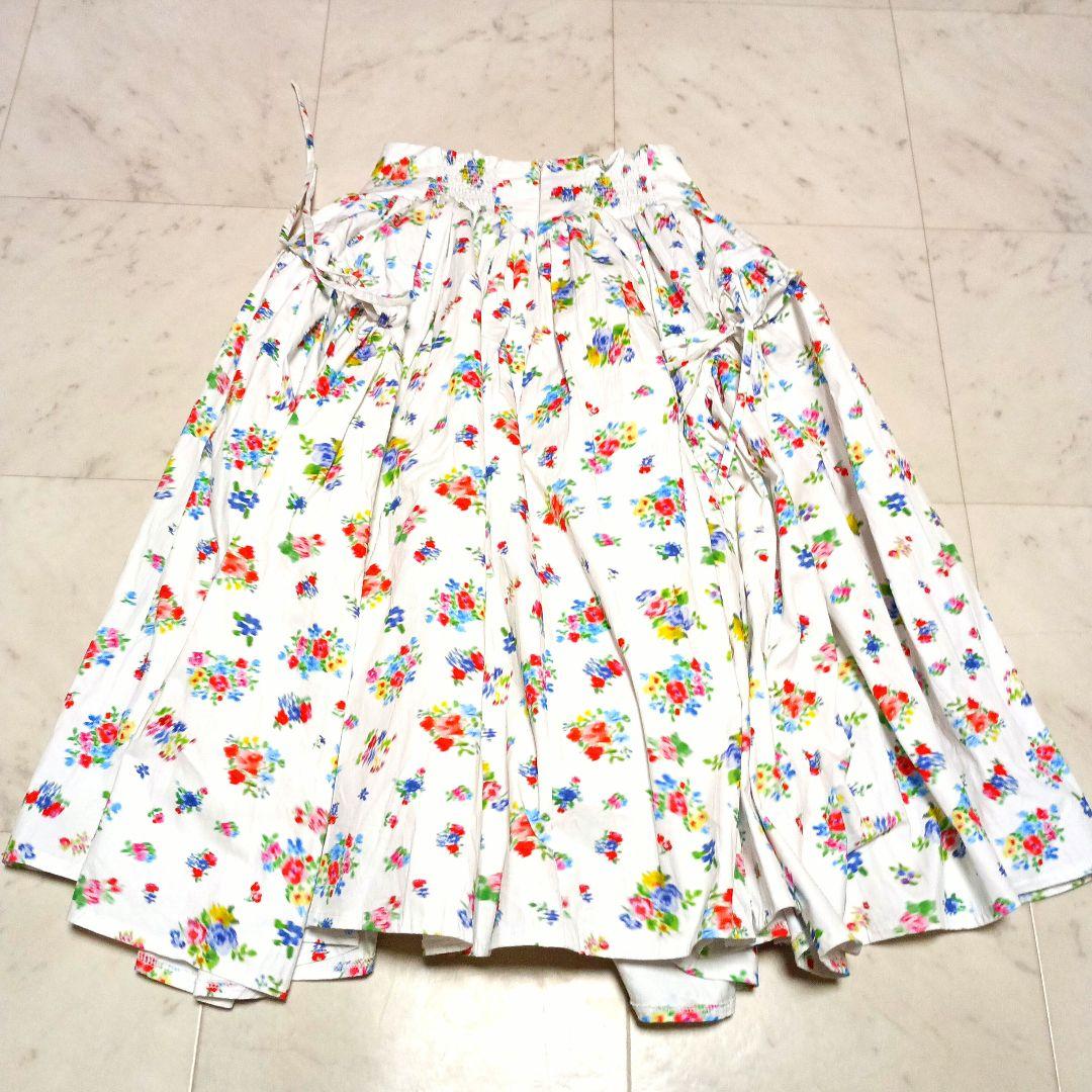 POPPY ポピー あさぎーにょ コルセットボリュームスカート 花柄 S