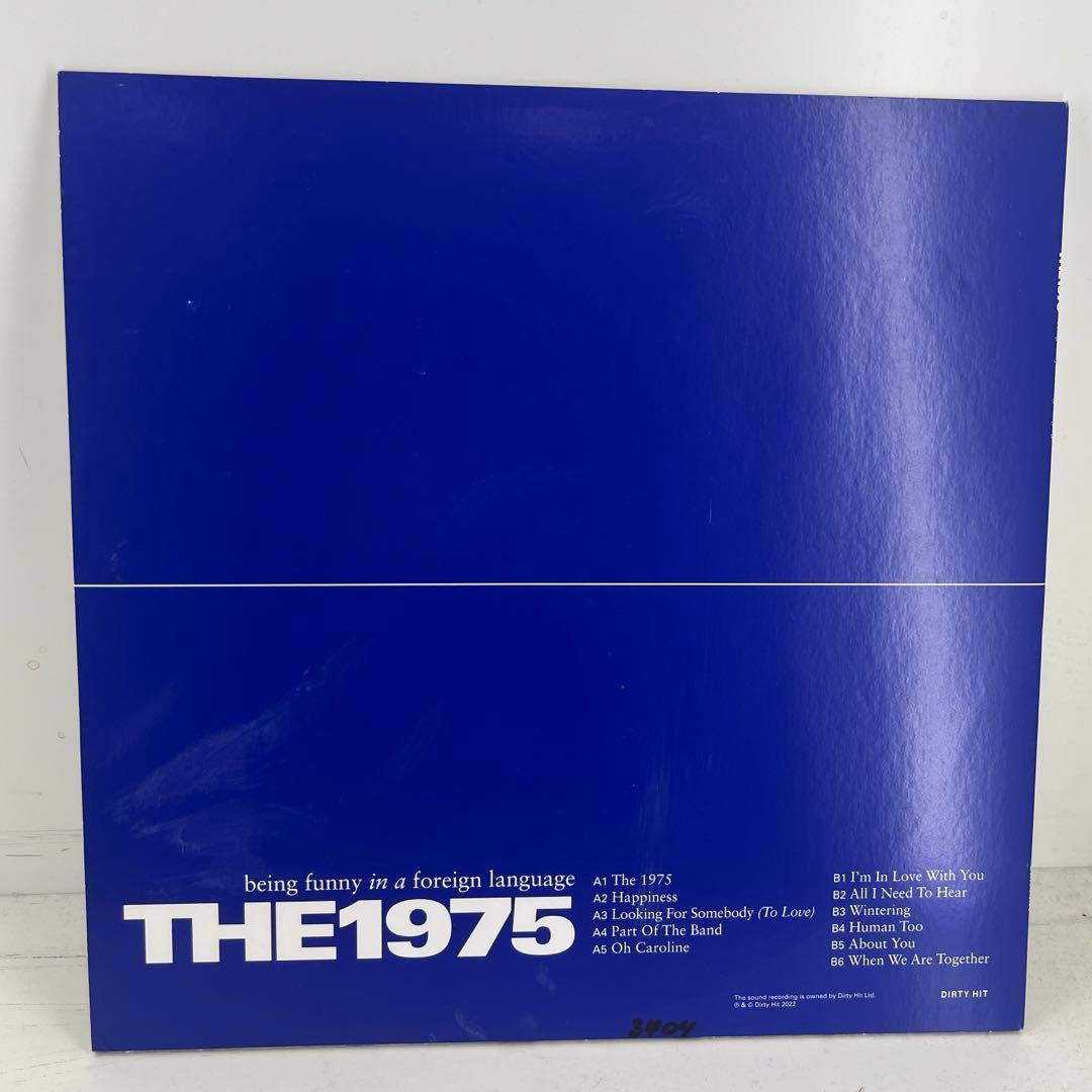 The 1975 レコード　picture disc LP 外国語での言葉遊び