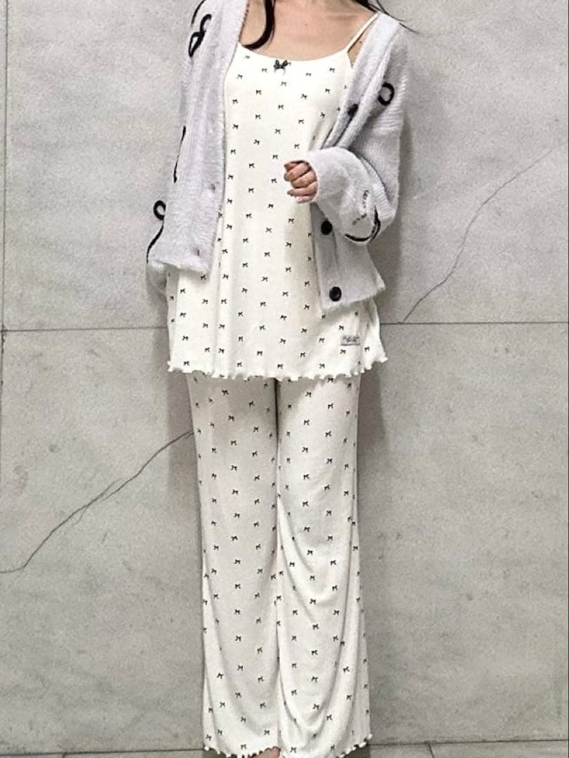 gelato pique 上下セット　リボン柄パジャマ
