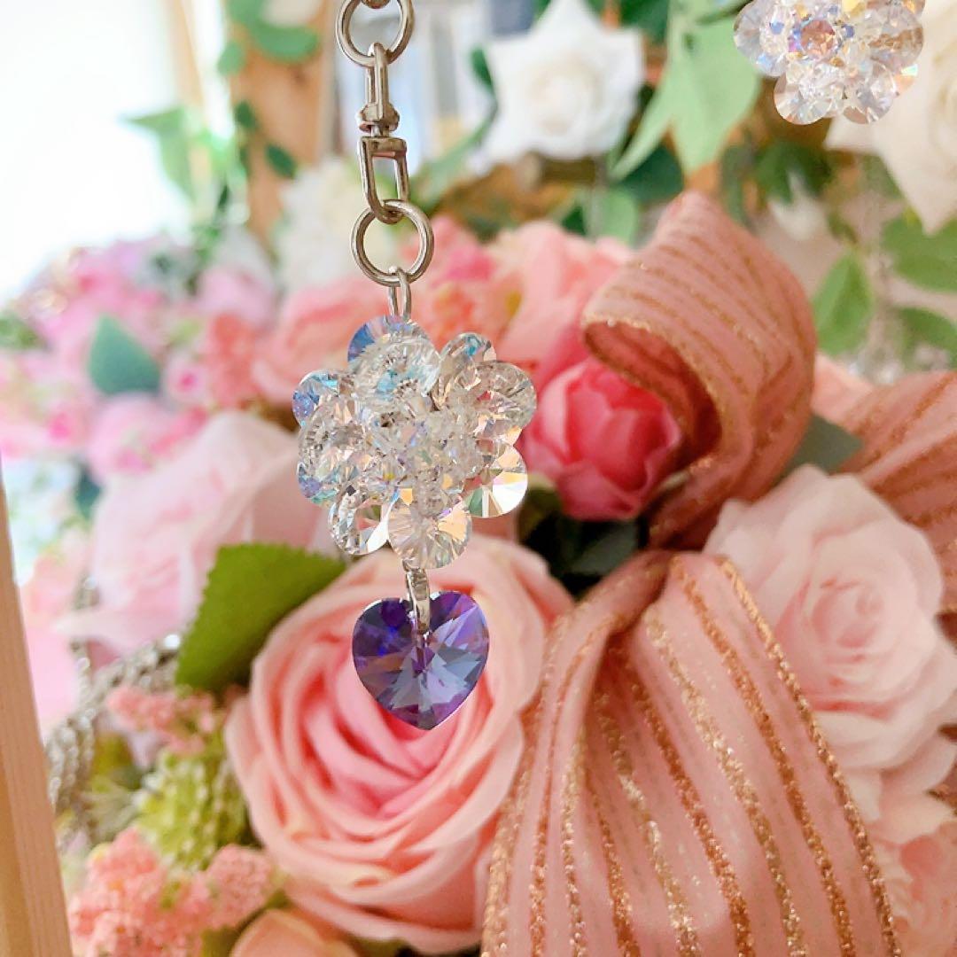 たえ☆様♡*.スワロフスキー♡サンキャッチャー♡チャーム♡
