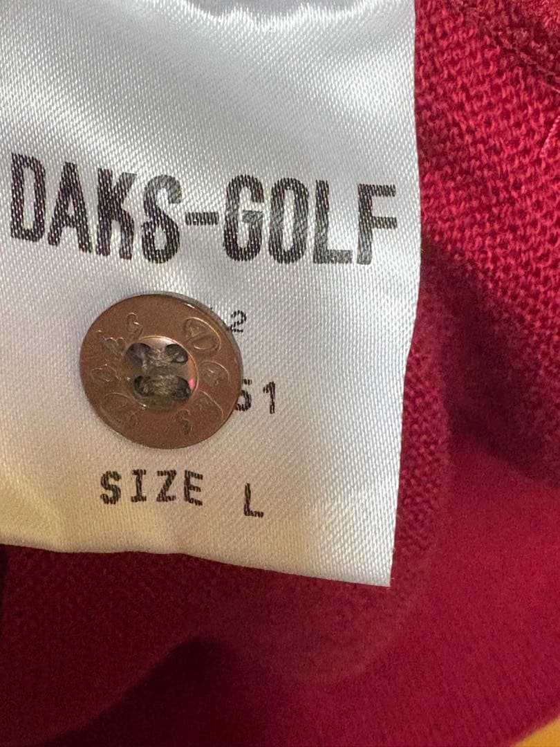 美品⭐️DAKS日本製 アンサンブル・カーディガンsize L 半袖size M