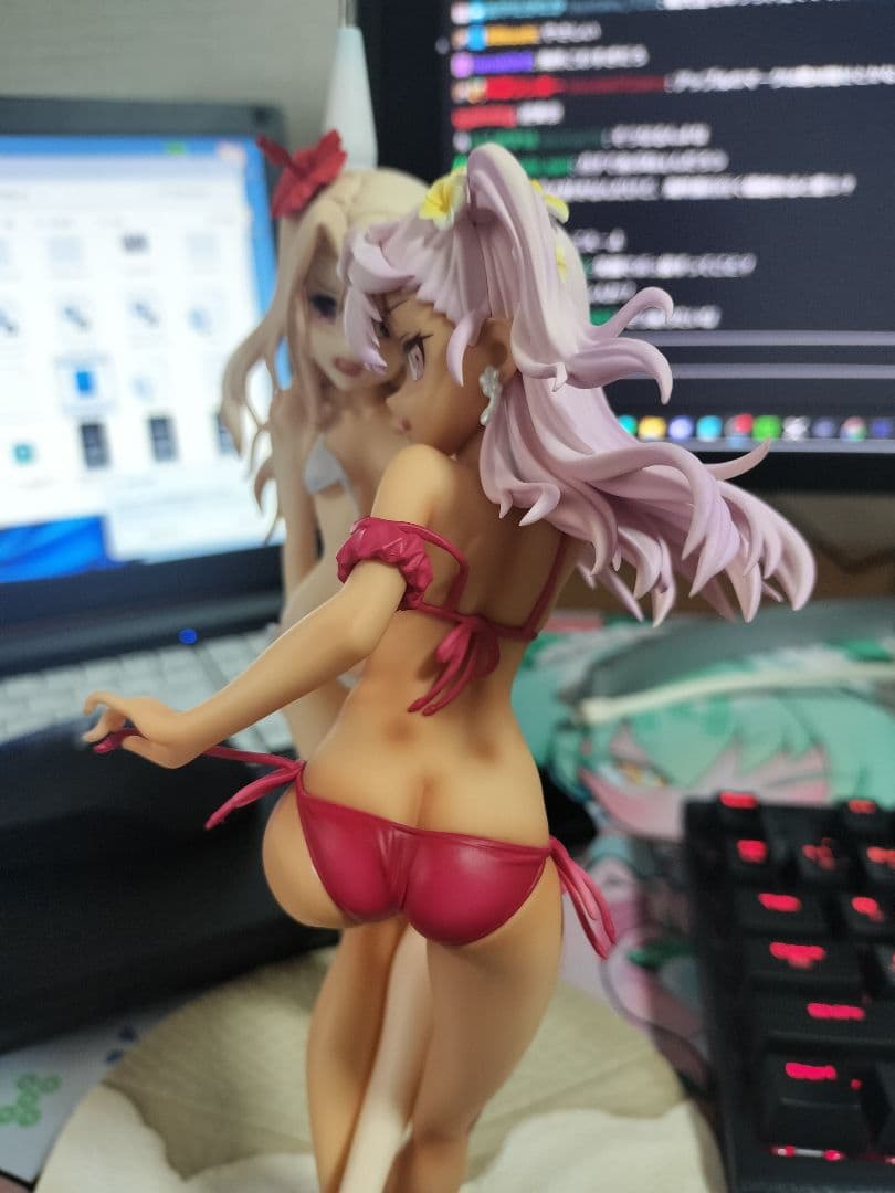 プリズマイリヤ　イリヤ　クロエ　水着　フィギュア