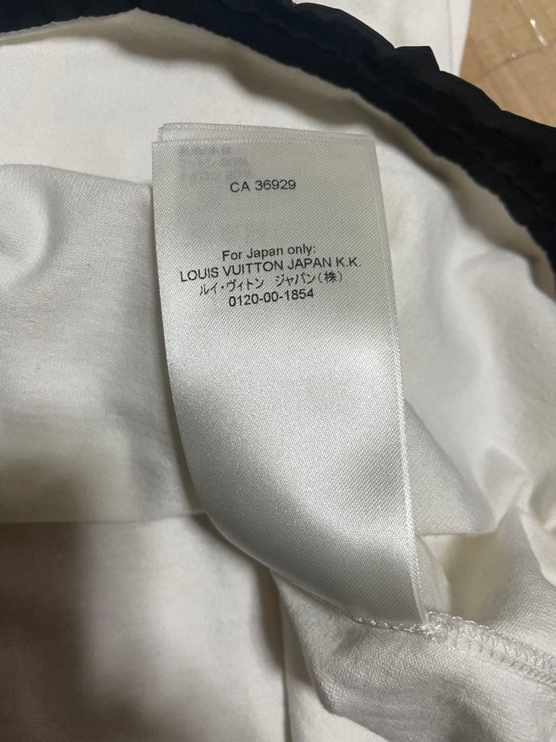 Louis Vuitton ロゴTシャツ ホワイト Lサイズ メンズ
