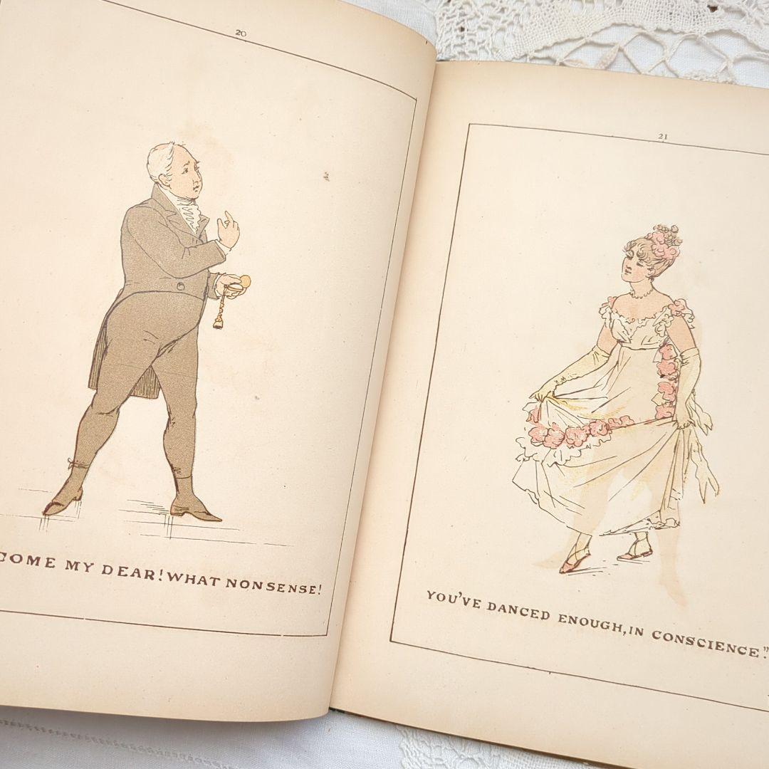 稀少1880年アンティーク絵本 民謡 児童書 洋書 ヴィクトリアン 楽譜