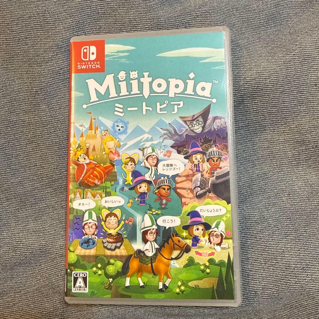 Nintendo Switch 本体 青と赤 Miitopia付き