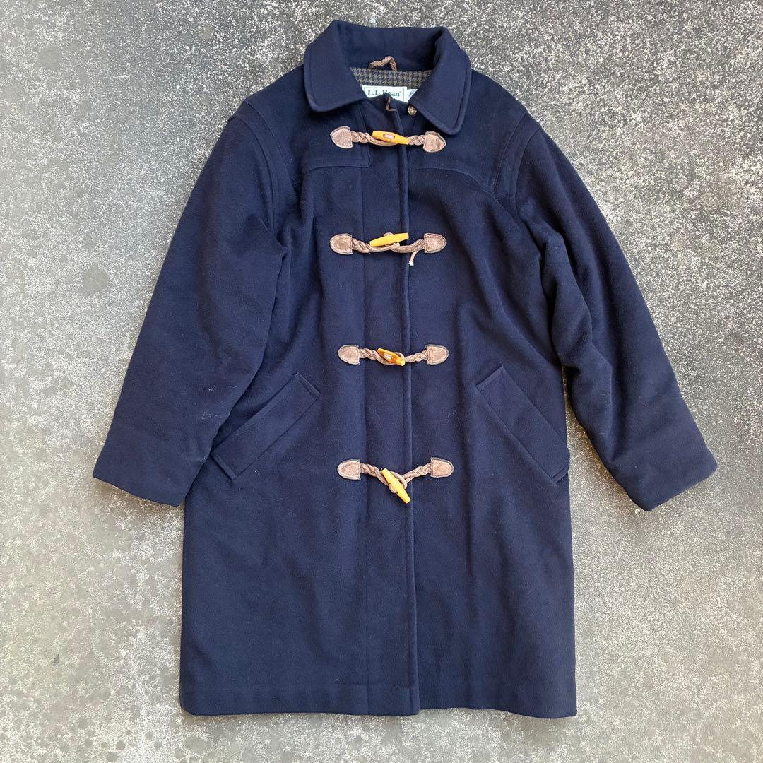 し*ぬ様 80s L.L.bean ダッフルコート　ネイビー　キルティング