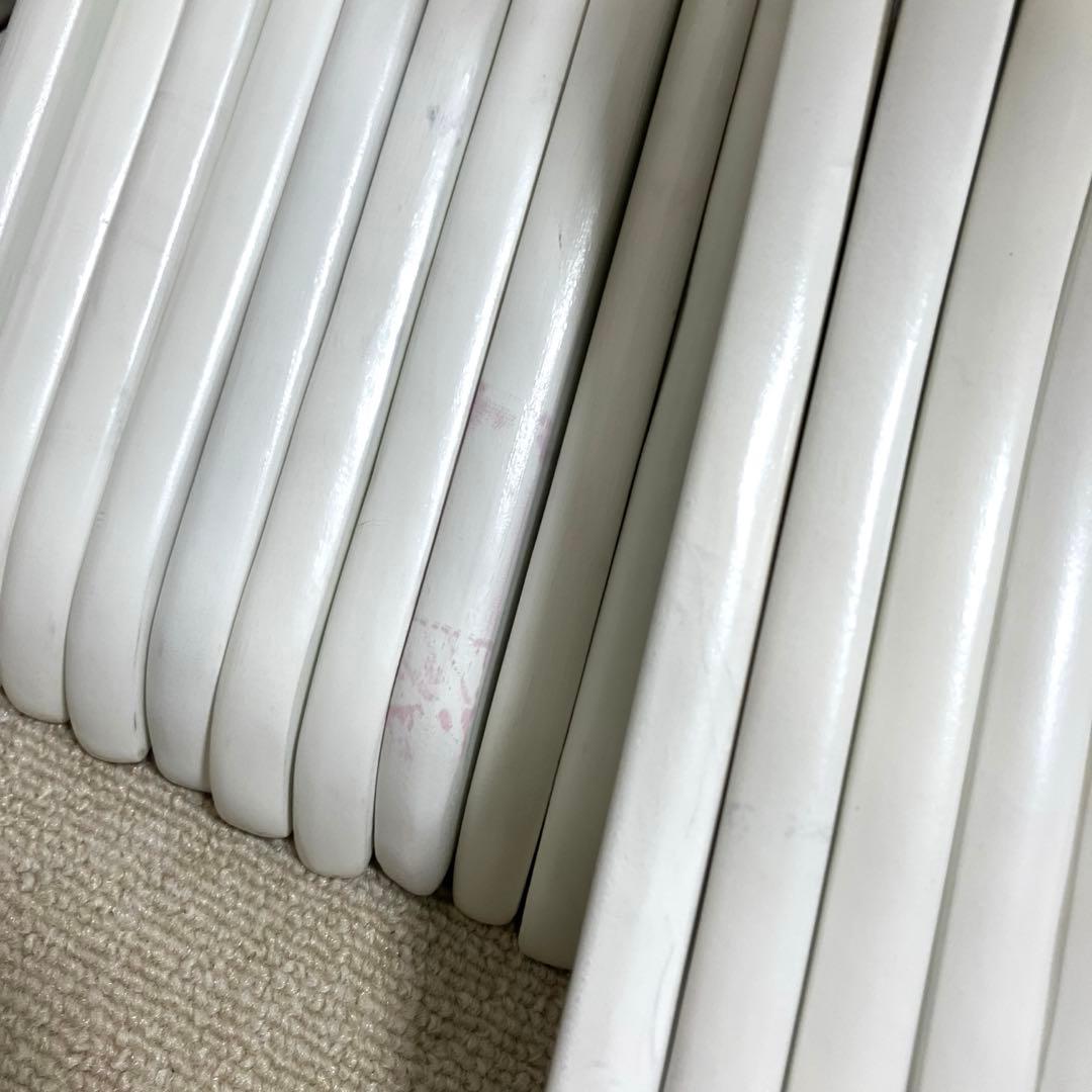 即購入大歓迎！IKEA木製白塗りハンガー98本