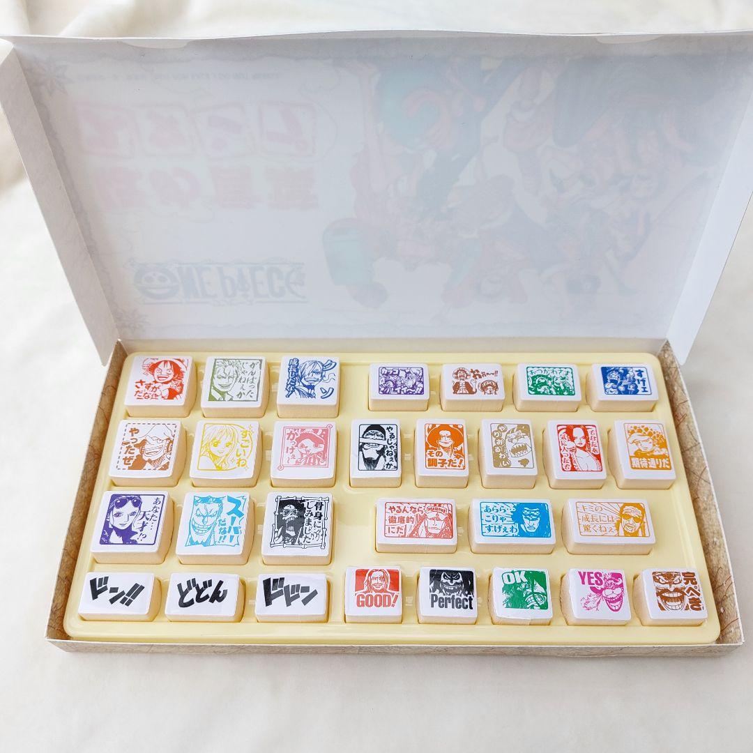 ☆新品未使用☆★非売品★ONE PIECE　ほめ言葉スタンプセット