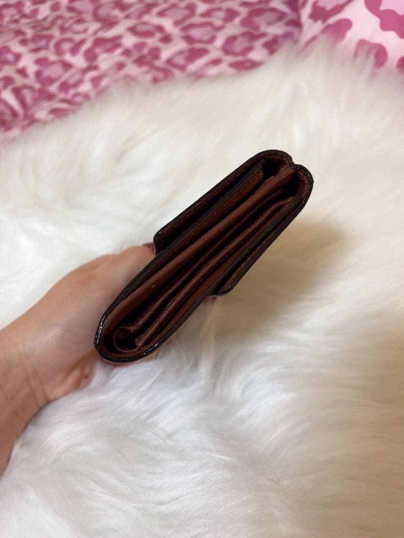 ルイヴィトン ポルトモネ ビエ カルトクレディ モノグラム 三つ折り財布 美品