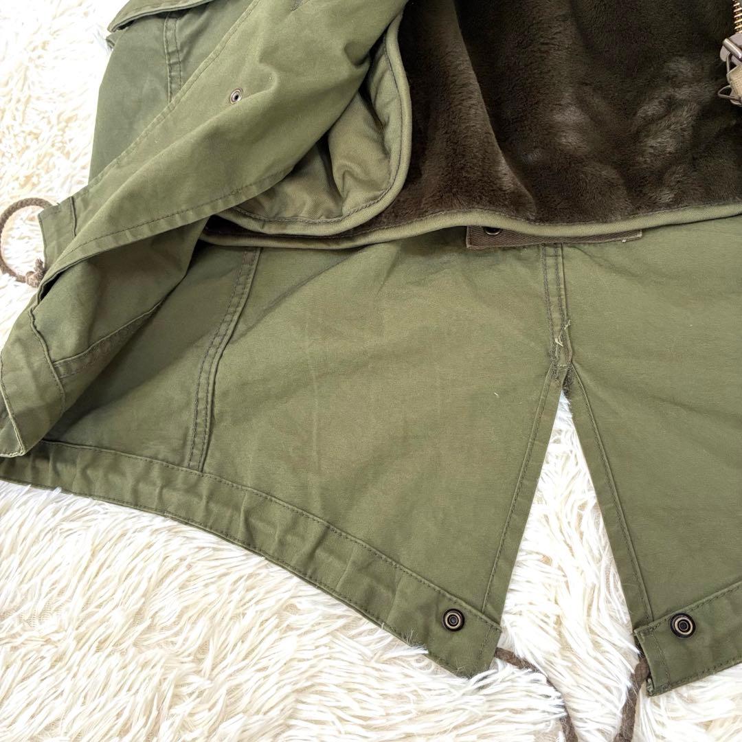 UNBLEACHED VENTILE モッズコート　フードボアベストライナー付き
