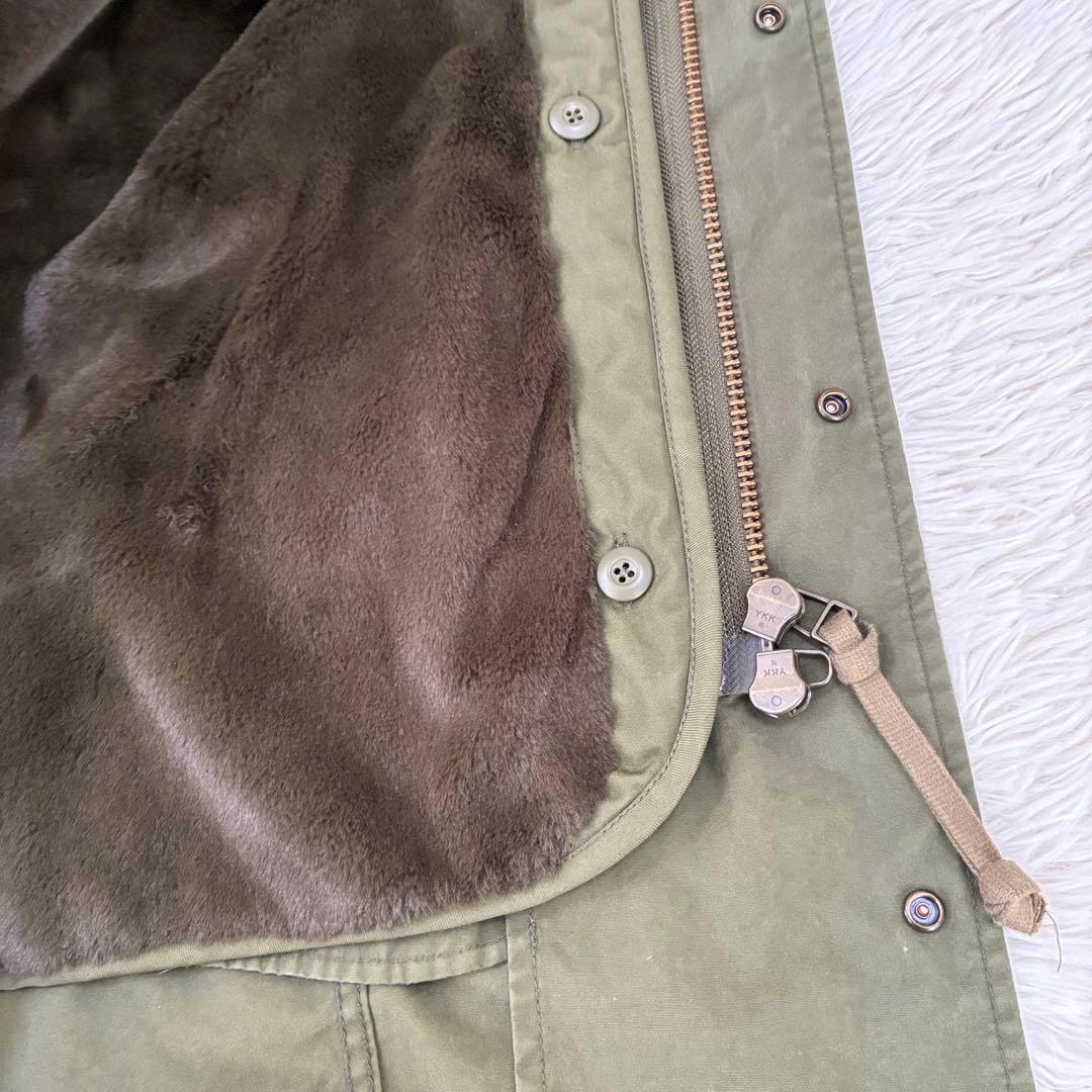 UNBLEACHED VENTILE モッズコート　フードボアベストライナー付き