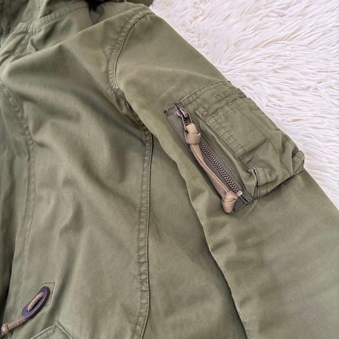 UNBLEACHED VENTILE モッズコート　フードボアベストライナー付き