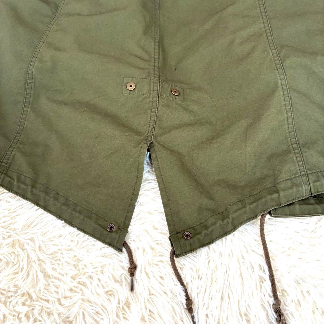 UNBLEACHED VENTILE モッズコート　フードボアベストライナー付き