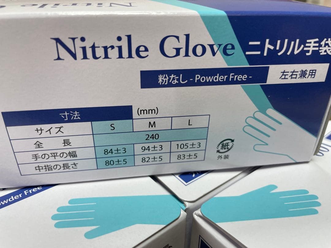 ニトリル手袋 SMサイズセット 2,000枚