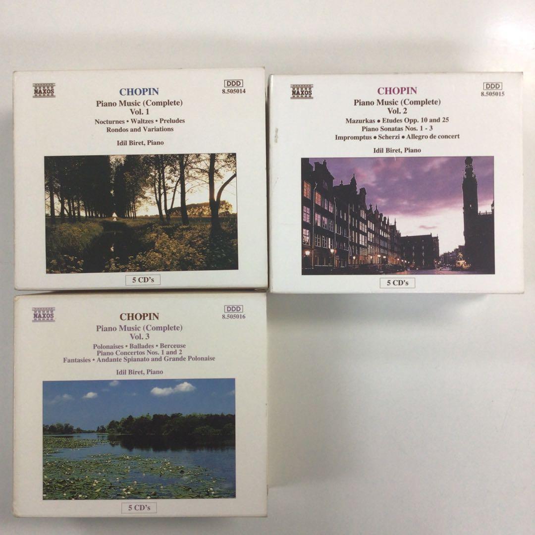 CD CHOPIN Piano Music vol.1～3 3点【動作確認済】