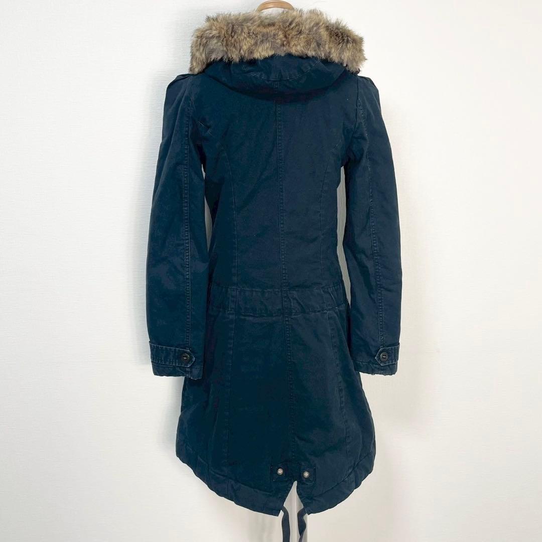 y2k❤️ 00s DIESEL ファー フード デカボタン モッズコート