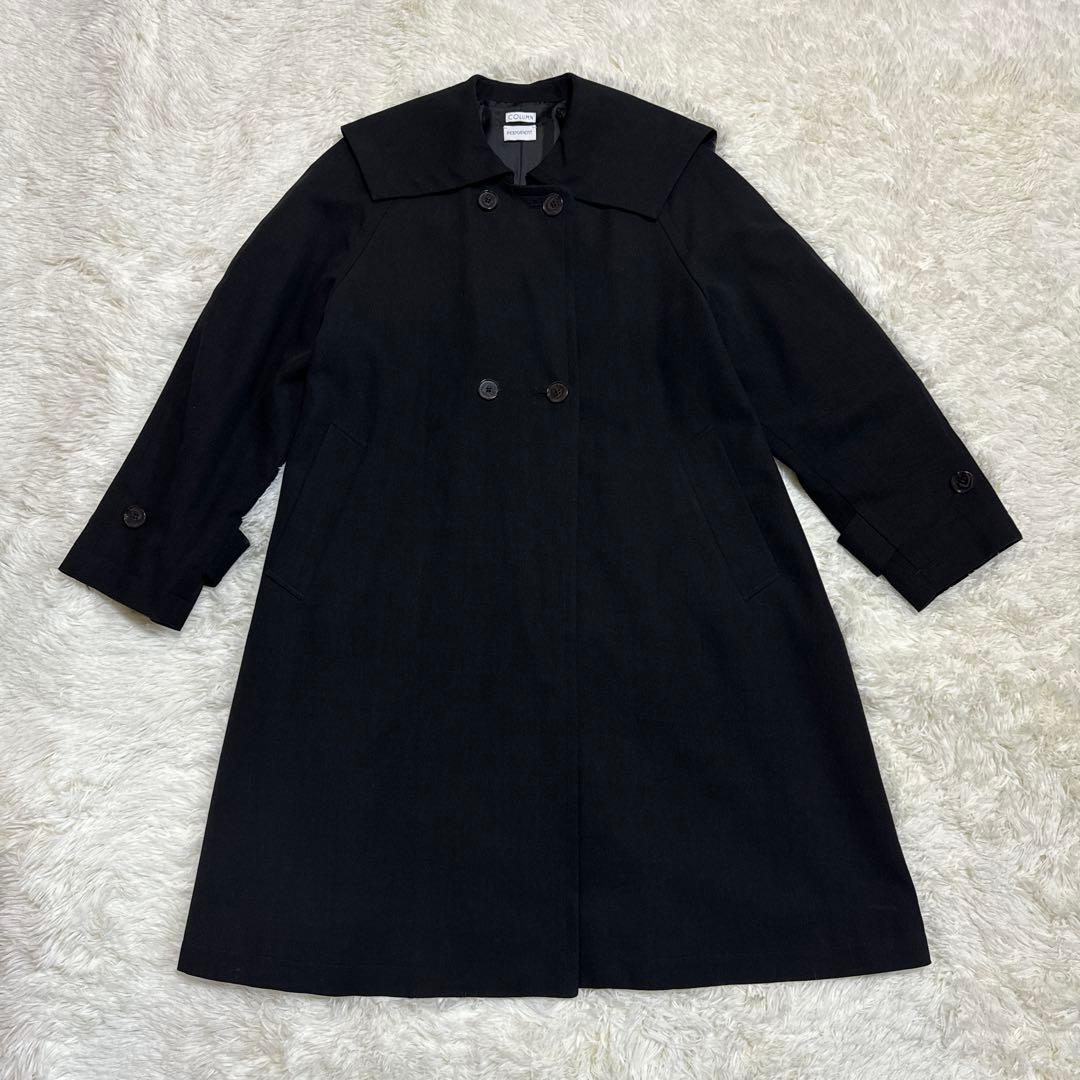 エストネーションCOLUMNコラムセーラーカラーコート38ブラック94,600円