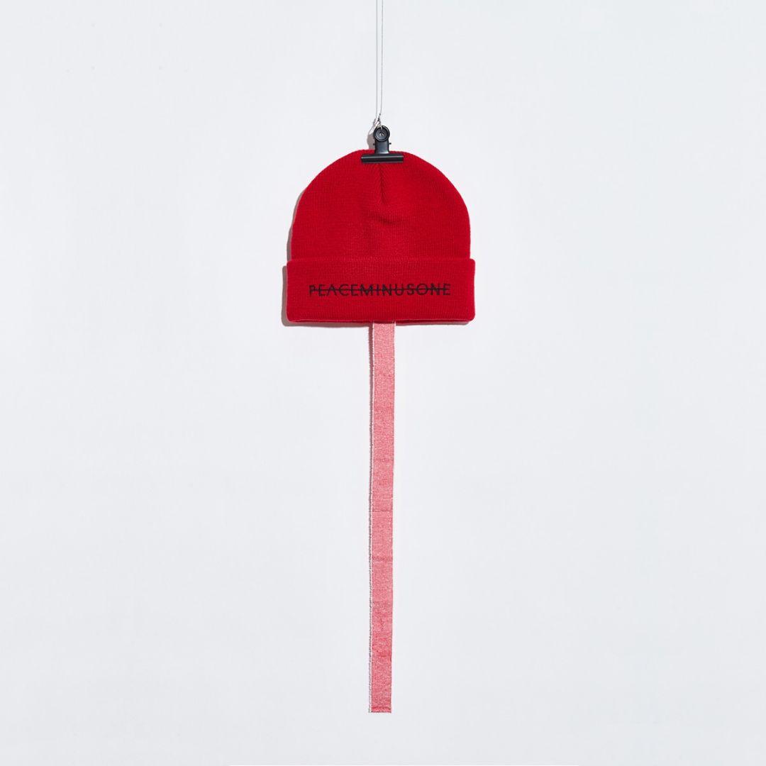 本物 ニットキャップ PEACEMINUSONE G-dragon CDG