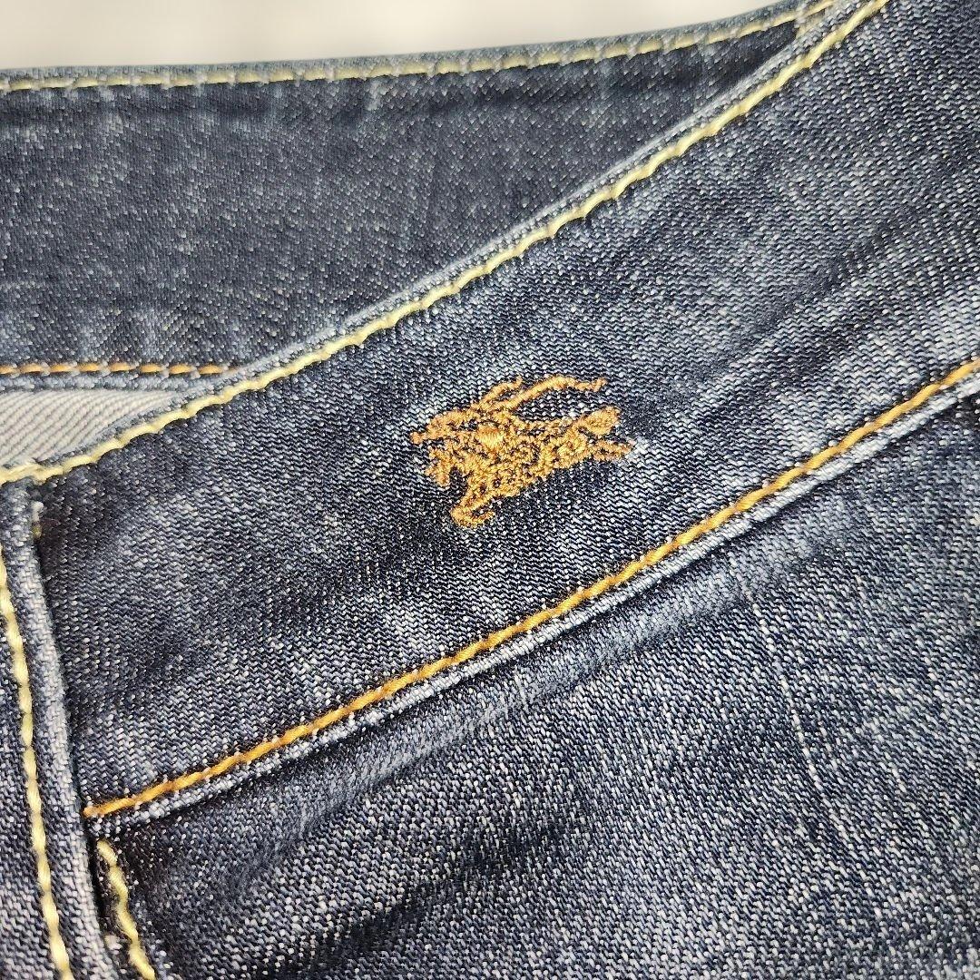 ①ブルー　BURBERRY BLUE LABEL 雑誌掲載 人気デニム