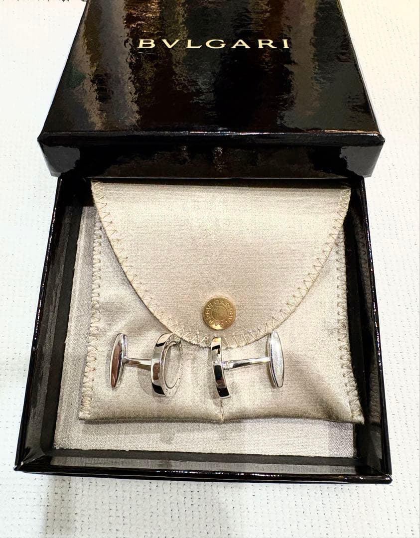 ⭐️レア⭐️ブルガリ　BVLGARI 箱付き　カフス　カフリンクス
