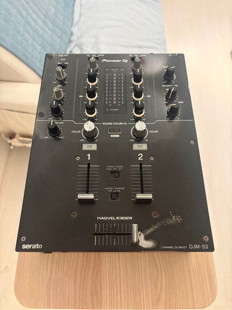 Pioneer DJ DJM-S3 2チャンネル DJミキサー