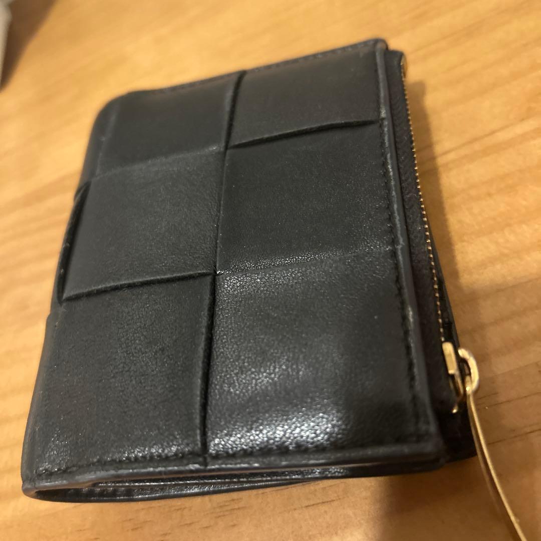 BOTTEGA VENETA(ボッテガヴェネタ) 2つ折り財布 カセット 黒